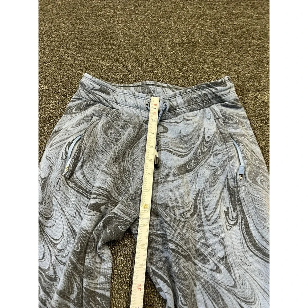 Athleta Girl Warm Up Jogger Womens 24x25 Sumi Marble Blue Soft Comfort Running